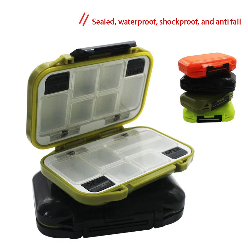 Accessori: Bait Box, Rock Fishing Box, Large, Medium, Small Four-Color Lock, Lure Box, Fishing Tool Box, a prova di perdite