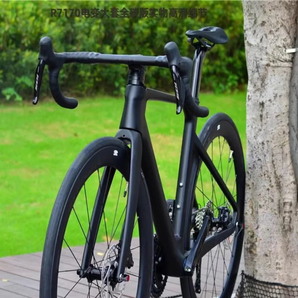 Twitter 올인원 유압 디스크 브레이크 전체 세트, T1000 브레이킹 윈드 레이싱 탄소 섬유 로드 바이크, R10, 43.5 cm, 56cm, 105 cm, R7120-24S