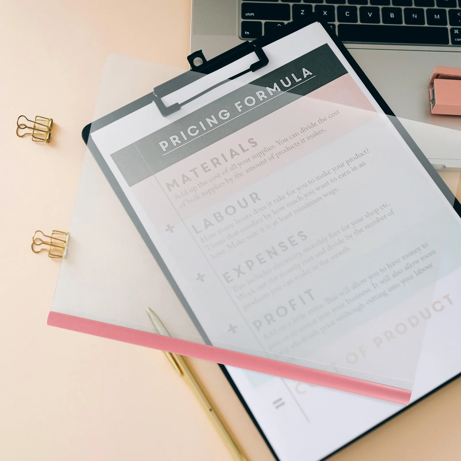 

10pcs Document Folder Clear Report Covers With Sliding Bar File Storage Clamp For Office School Paper Organizer Folders