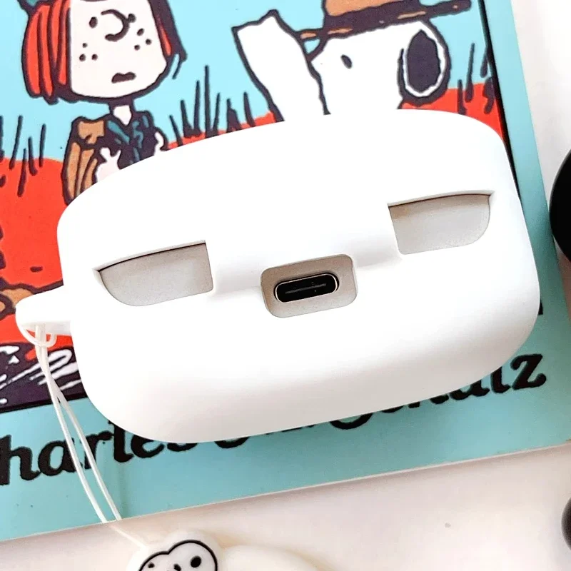 لطيف حقيبة سماعة الاذن غطاء لسوني WF-1000XM5 / WF1000 XM4 سيليكون سماعات لاسلكية شحن صندوق واقية قذيفة مع المفاتيح