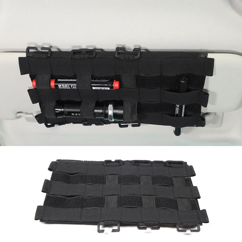 

For 2020-2023 Land Rover Defender 90 110 black car styling Car multifunctional sun visor storage bag car interior accessories