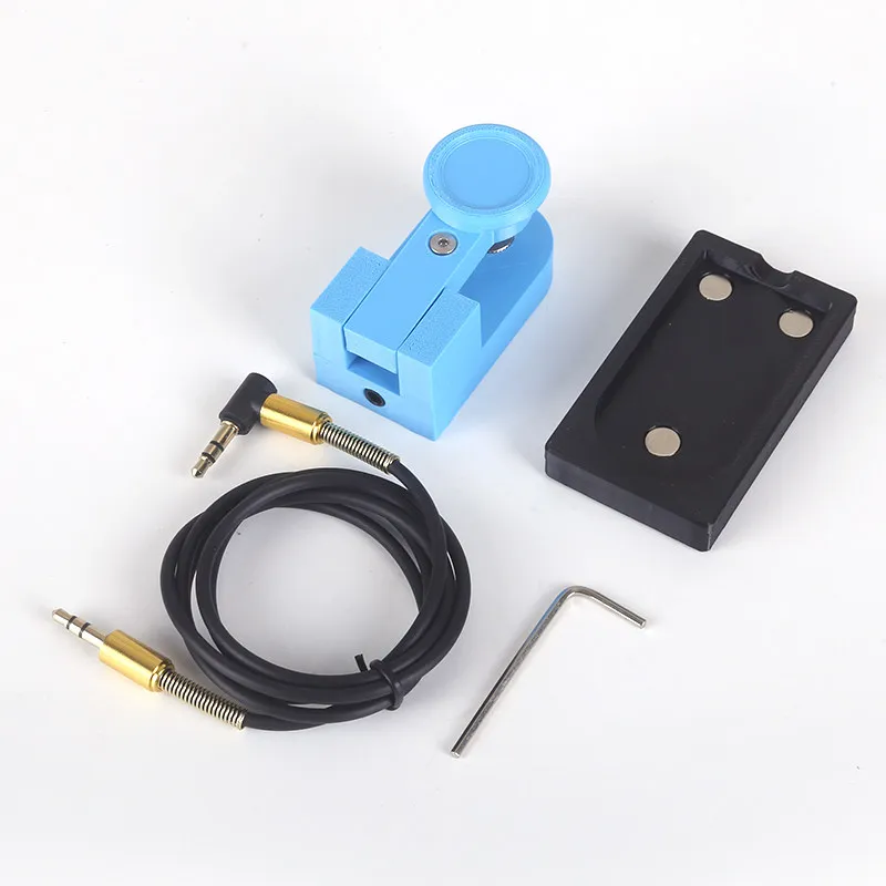 3D Printed ABS MK-05  Portable CW Morse Code Key Ham Radio Paddle Key Adjustable Contact Tension