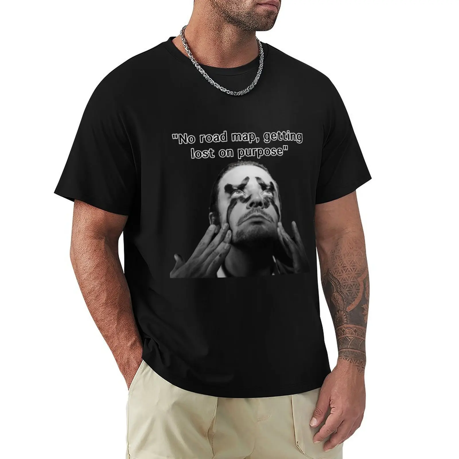 Grandson No Road Map Getting Lost On Purpose T-Shirt Work Utility Short Sleeve Shirt