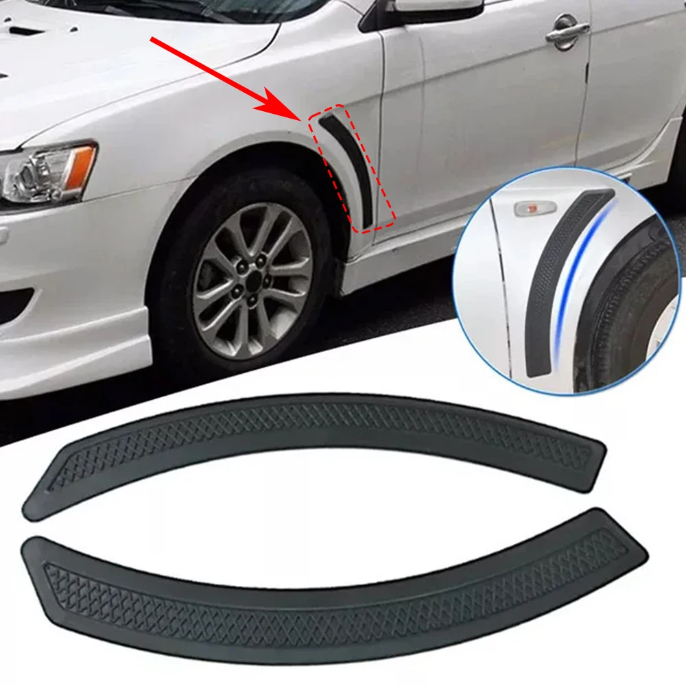 2Pcs EVO 10 X Style PP Mesh Front Fender Side Vent Cover Compatible with 08-15 Lancer Styling Mouldings Automobiles Accessories