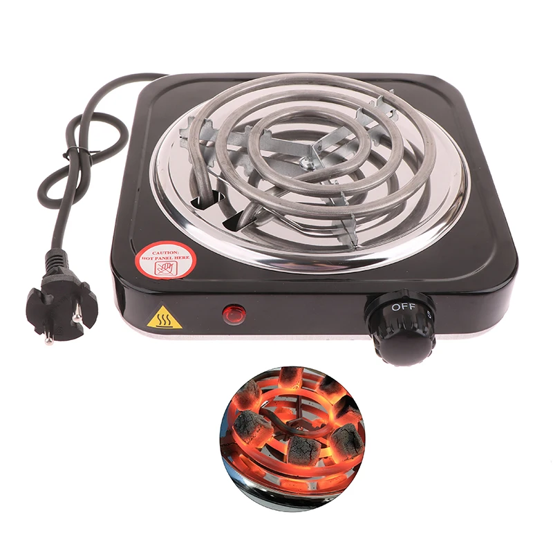 Kitchen Cooking Coffee Heater Chicha Fast Burning Hookah Shisha Coal Burner 1000W Hot Plate Barbecue Electric Stove