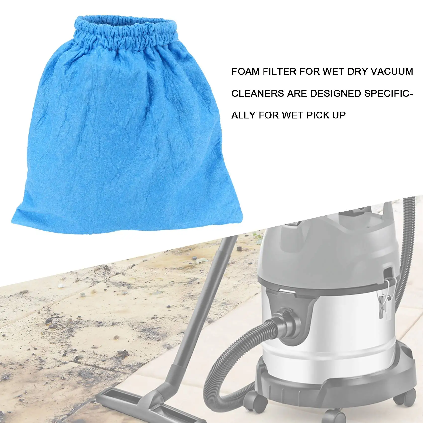 N95RTextile أكياس تصفية الرغوة الرطبة والجافة ل Karcher MV1 WD1 WD2 WD3 مكنسة كهربائية كيس مرشح أجزاء المكنسة الكهربائية