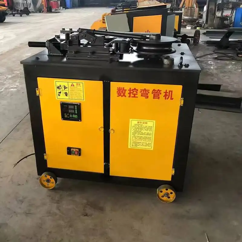 Automatic CNC 3 Roll Pipe Bending Machine 2026, 76 Electric Manual Steel Square Tube Bender and Cutting Tool