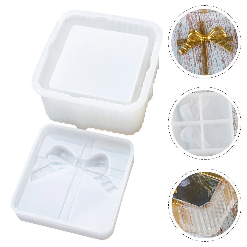 

1Set Unique Crafts DIY Silicone Mold Square-Shape Storage Box Epoxy Resin Gift Making Box Resin Molds DIY Silicone Mold