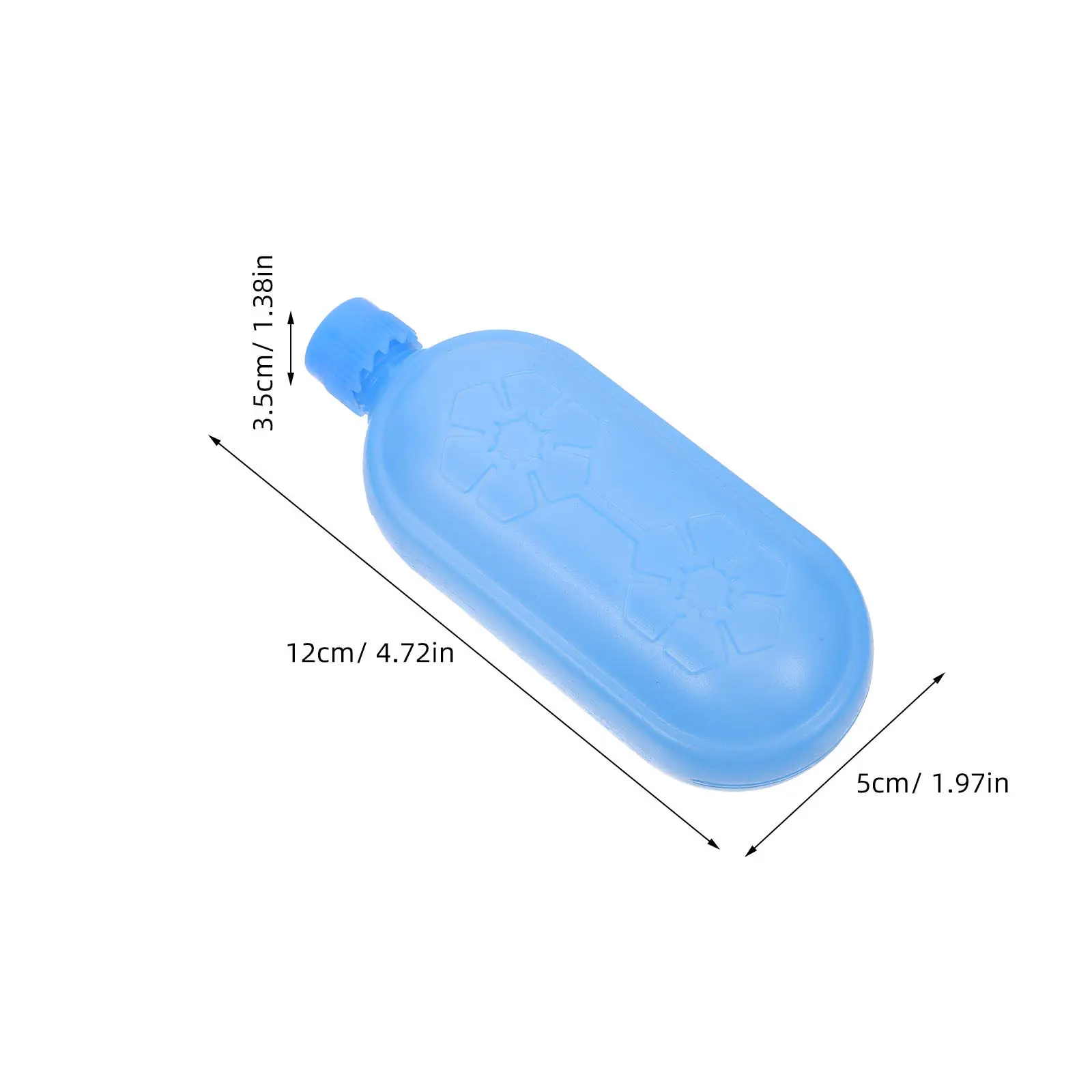 8Pcs Air Conditioner Ice Packs Reusable Ice Crystal Boxes 4.72x1.97x1.38 Inch Refillable Freezer Blocks for Cooler Bags Camping view 5