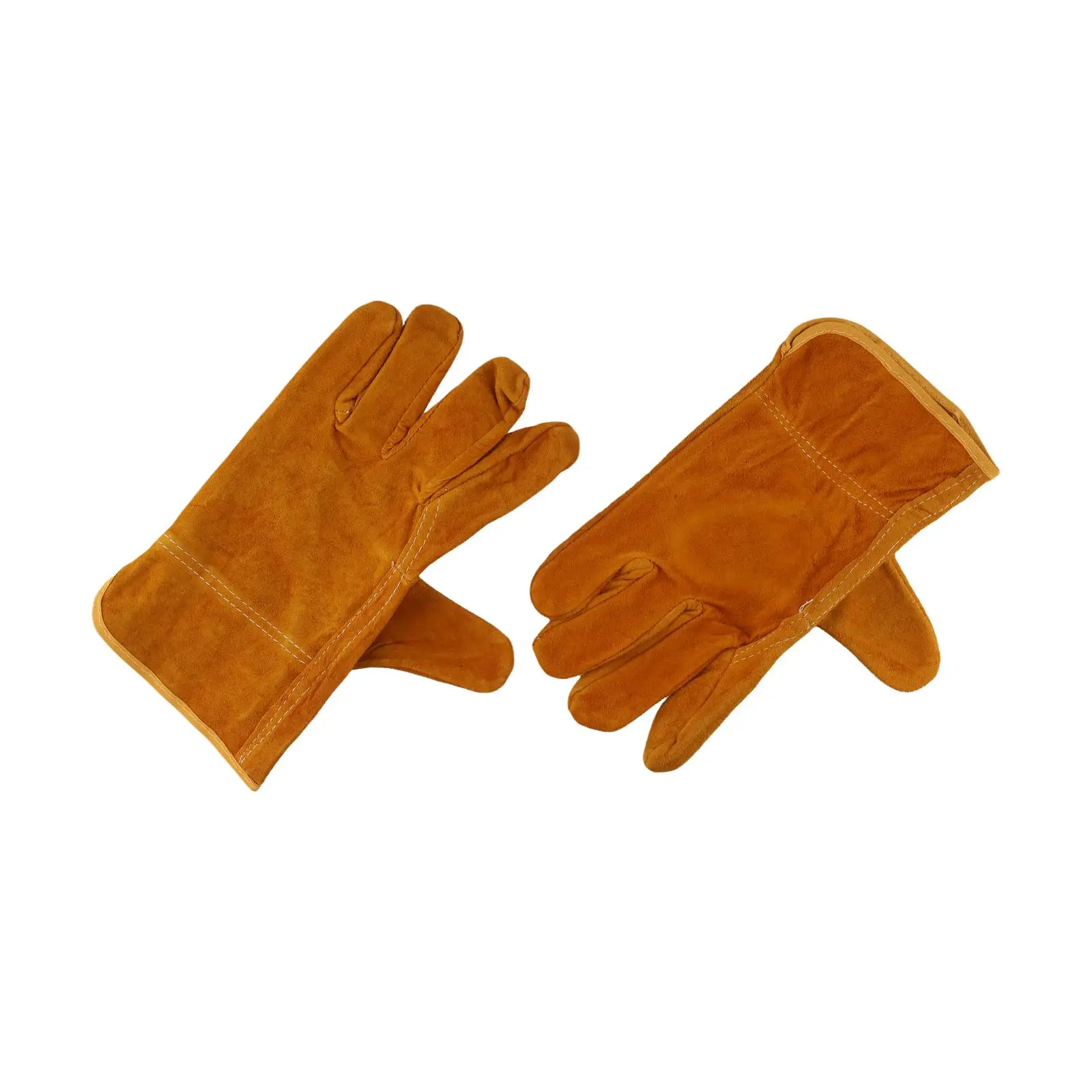 For Automobile Work Cowhide Welding Gloves Automobile Work Flame Resistance Fully Lined High-quality Cowhide Protective Gloves