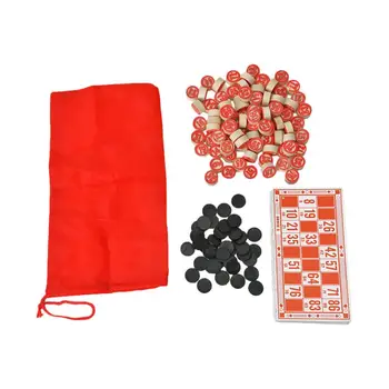 لعبة الطاولة الروسية الكلاسيكية ، لعبة الطاولة ، خشبية ، برميل ، بطاقات اللوتريا ، ألعاب البنغو ، للعائلة ، للبالغين