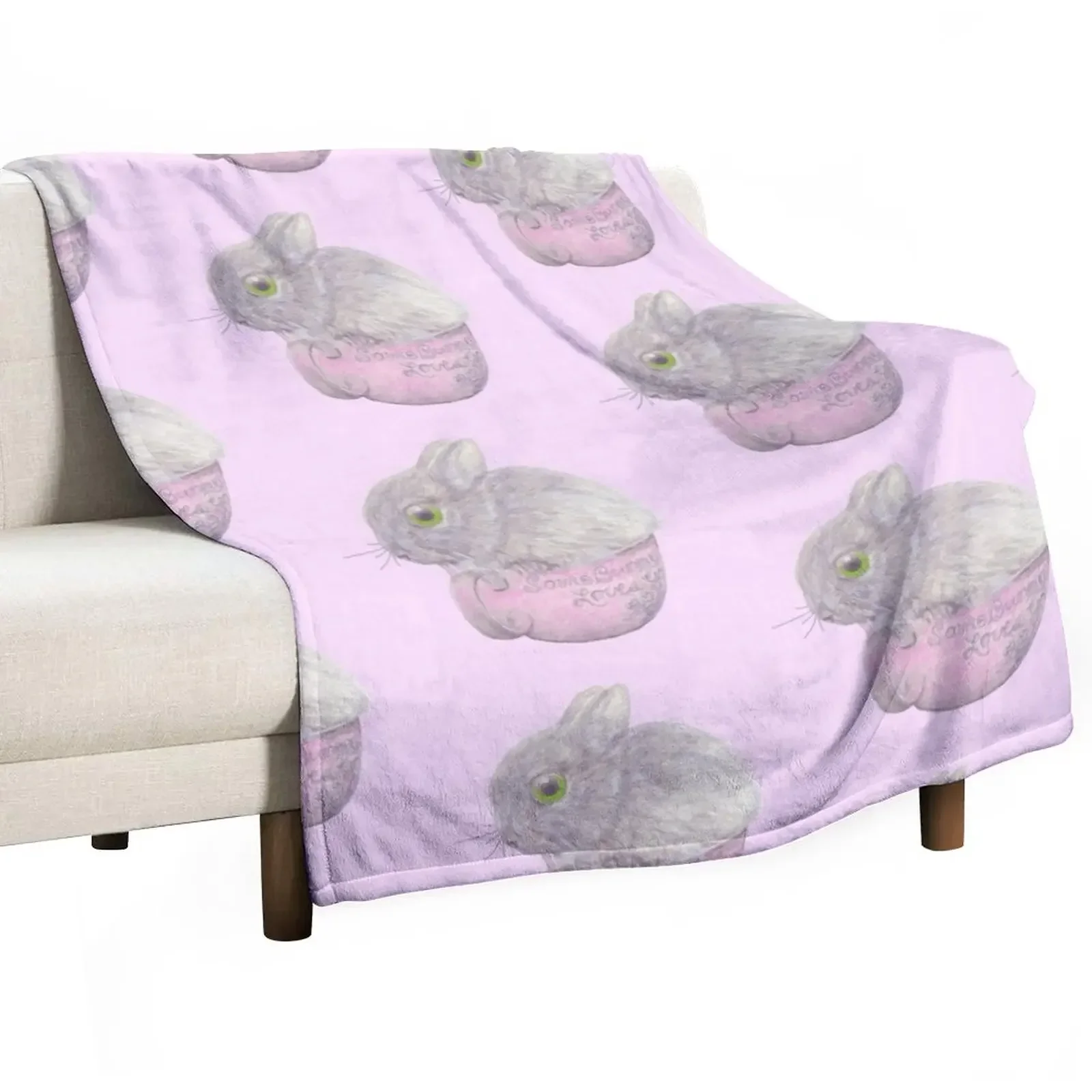 

Some Bunny Loves You Throw Blanket Luxury Thicken Moving Luxury St Blankets