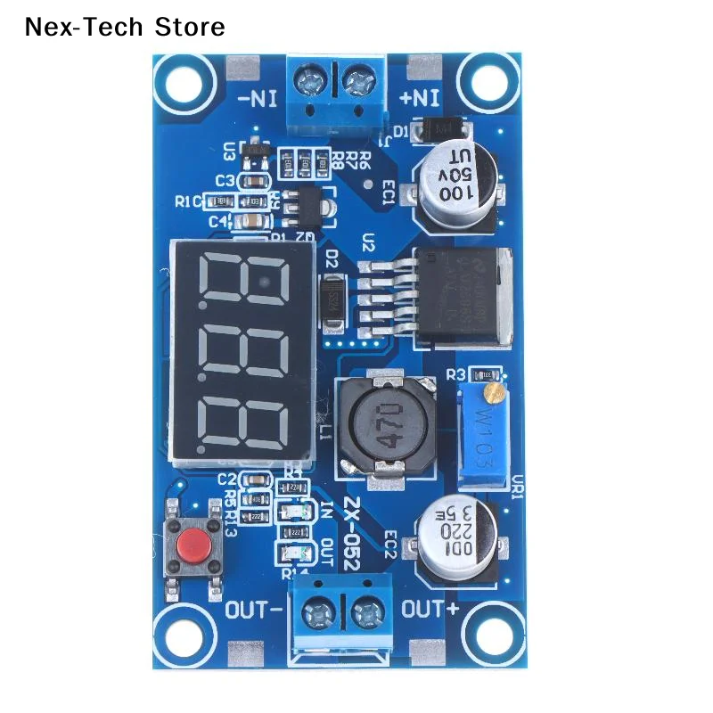 [NT]LM2596 DC DC Step Down Converter LED Display Voltage Regulator Volt Meter 4.0~40 To 1.3-37V Adapter Adjustable Power Supply