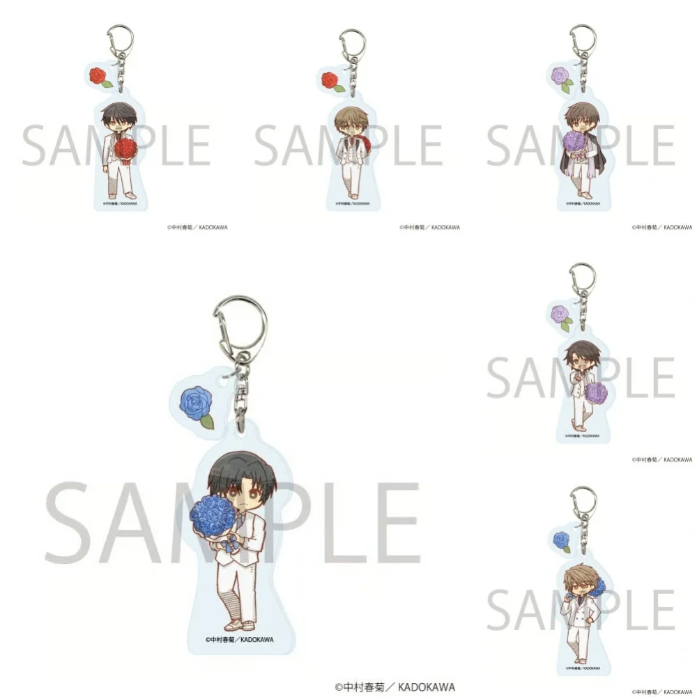 6CM Junjo Romantica: Pure Romance Acrylic Keychain Model Cosplay Characters Ornament Accessories Good Merry Christmas Gifts