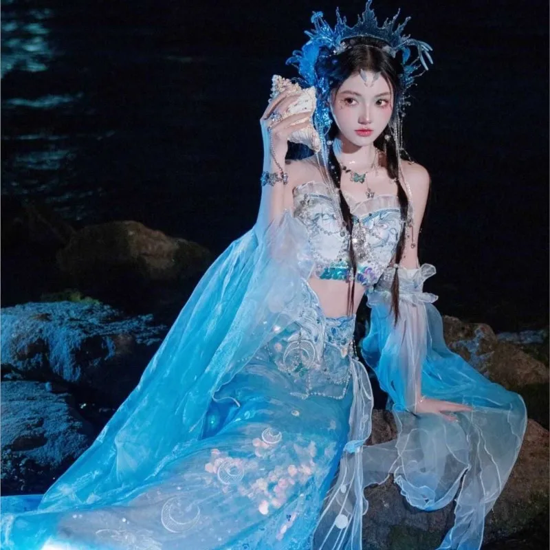 

Clothing's new exotic travel photography and seaside photo set skirt