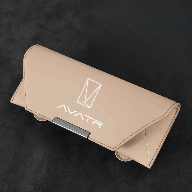 Car Glasses Storage Case for 24-26 AVATR 11/12/07 - Glasses Clip & Sunglasses Holder with Car Decorative Function