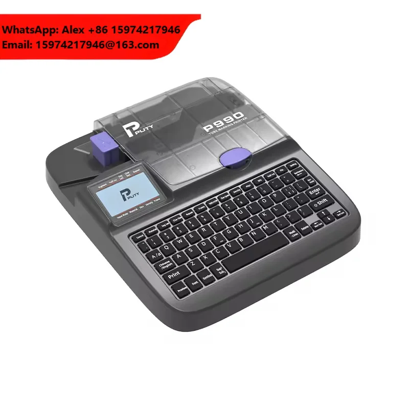 Factory Wholesale P990 Thermal Heat Shrink Tube Printer Digital Cable Wire Label Maker With Barcode Printing For Wire Markers