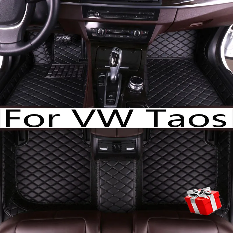 

Floor Mats For VW VW Taos Tharu 2020~2023 Waterproof Tapetes Para Automovil Car Mats Alfombra para Auto Car Accessories