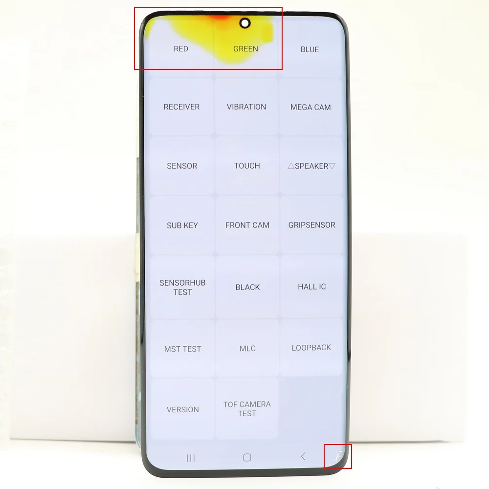 Con defectos Super AMOLED para Samsung Galaxy S20 Ultra G988 G988F G988B pantalla táctil digitalizador reemplazo 100% prueba