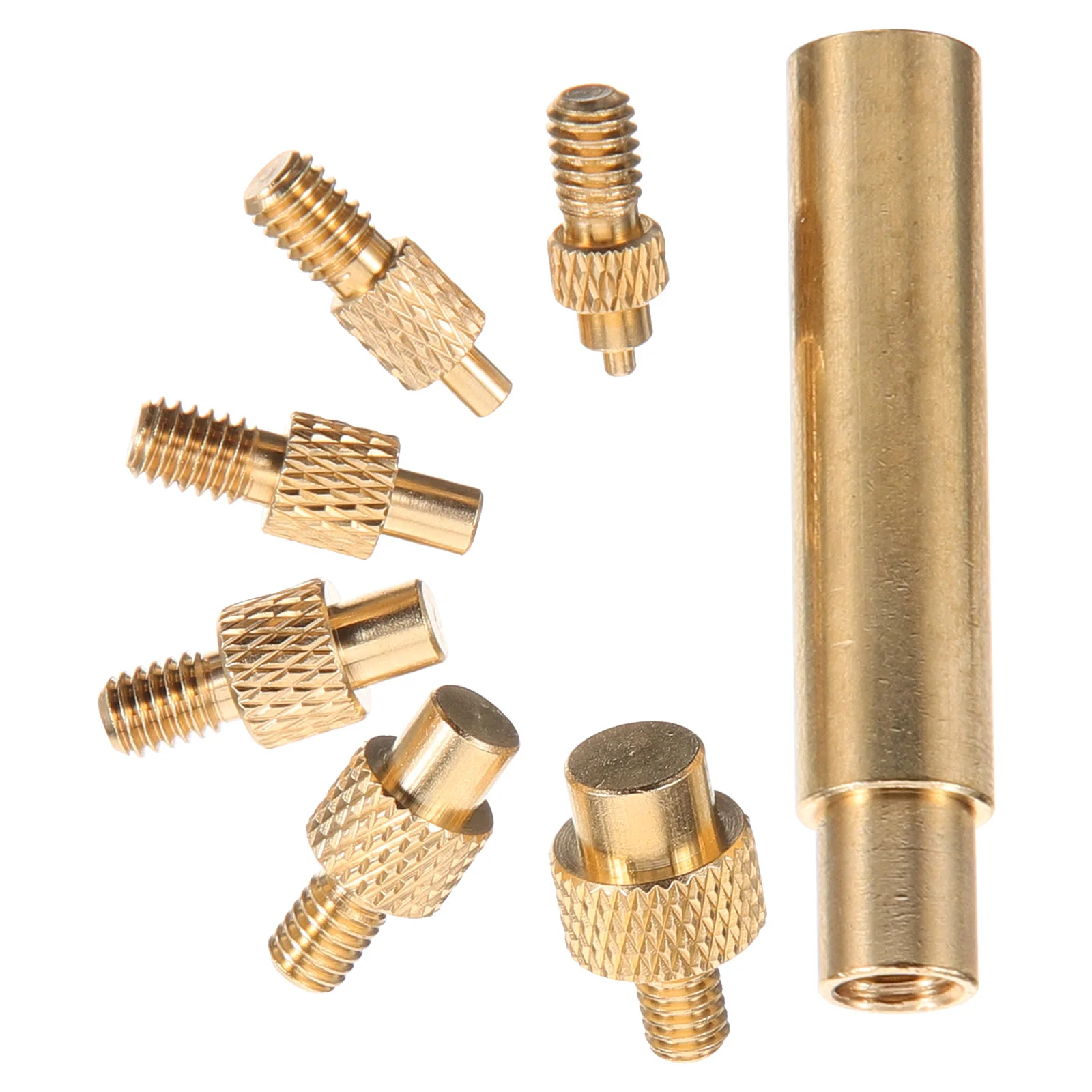 Nut Pressure Head Inserts Threaded Tips for Soldering Irons Adapter 3d Printer Part Knurled Nuts Brass Printing