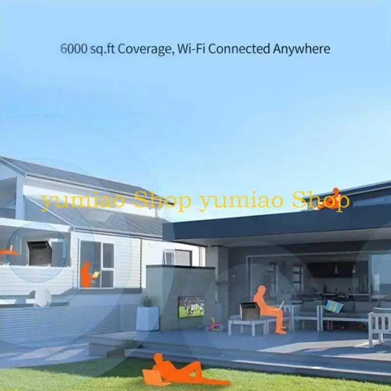 587B AC1200 WIFI WIFI MESS WIFI SISTEME sem fio com 11ac 2,4g/5GHz Dual Wi -Fi WIFI Wireless Router and Repeater