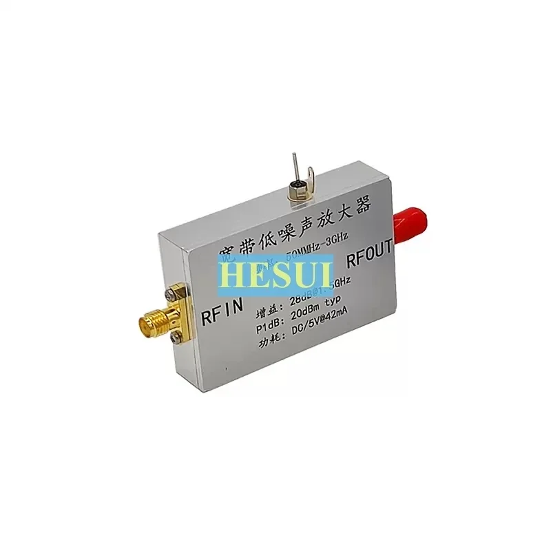 Broadband LNA RF signal enhancement antenna gain compensation Low noise factor low power consumption