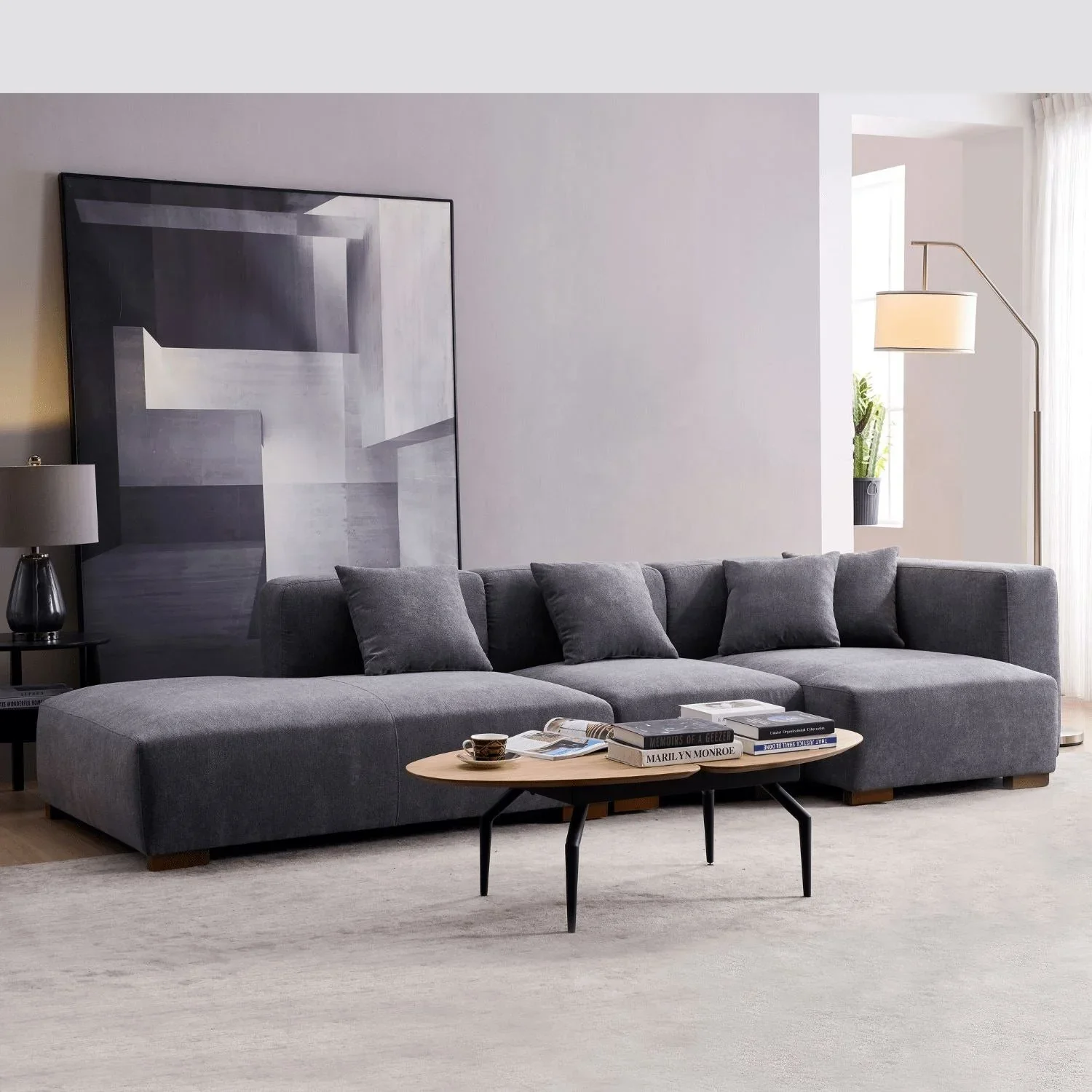 

*d%#X Luxury French Style Customized Hotel Living Room Fabric Sofa L Shape Lounge Bar Sectional Sofa Set.w