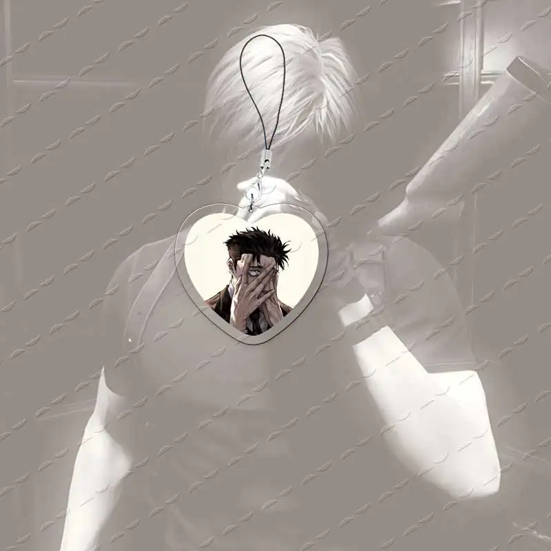 Acrylic Anime Hiromi Higuruma Mobile Phone Charms Hiromi Higuruma Small Pendant Phone Chain Ring Fans Freinds Gift