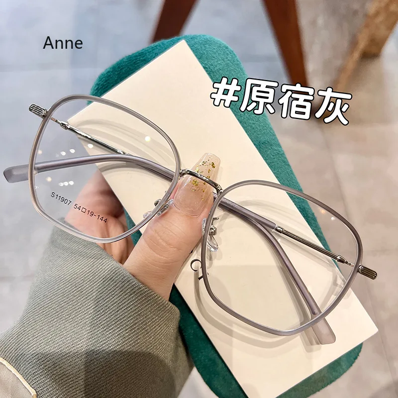 Anti Blue Light Myopia Glasses Stylish Women Men Metal Nearsighted Eyewear Shortsighted Myopic Eyeglasses Diopters 0-6.0 gafas