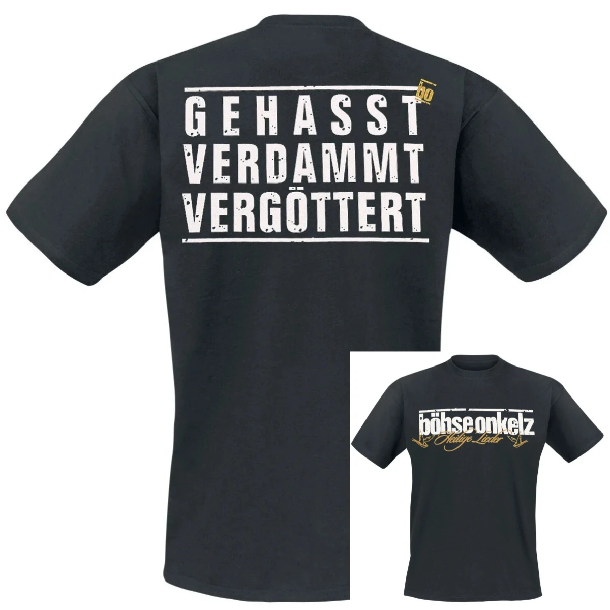 Sommer Hot Böhse Onkelz Grafik Baumwoll-T-Shirt Unisex Sommer Kurzarm Mode Marken-T-Shirt Luxus Casual Vintage Tees