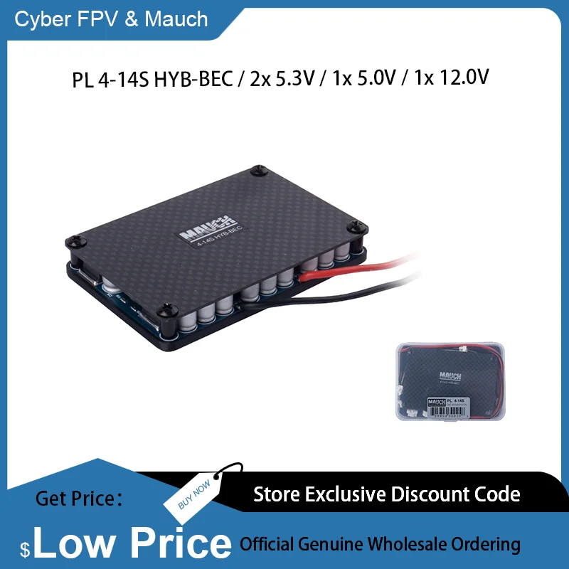Original Mauch PL 4-14S HYB-BEC / 2x 5.3V / 1x 5.0V / 1x 12.0V
