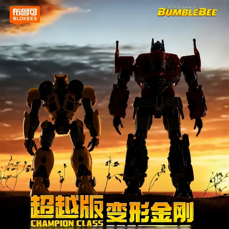 BLOKEES Optimus Prime Transformers Building Block Bumblebee Beyond Anime Cartoon Assembling Toy Model Decoration Holiday Gifts