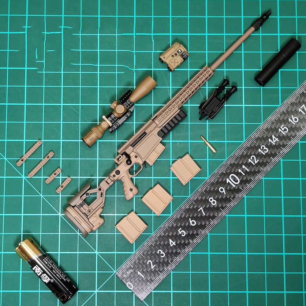 1/6 EASY&SIMPLE ES 26065RA US. Poupée soldat CAG, armes principales, Sniper SRL, matériau PVC non réel, environ 15-20 CM pour poupée d'action de 12 pouces