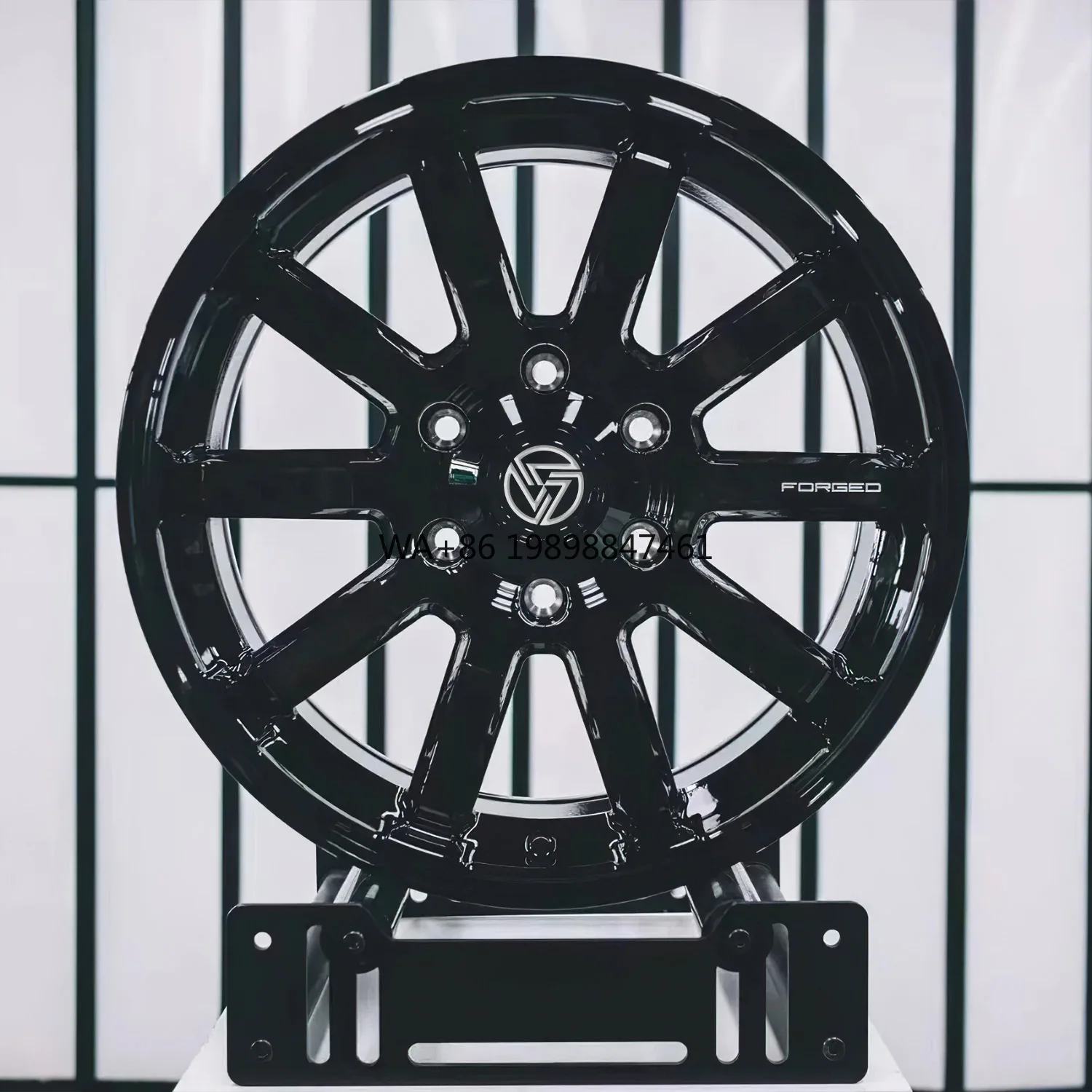 

1-Piece Deep Concave Gloss Black Custom Forged Wheels 17 18 19 20 21 22 23 Inch Car Alloy Monoblock Wheel Rim