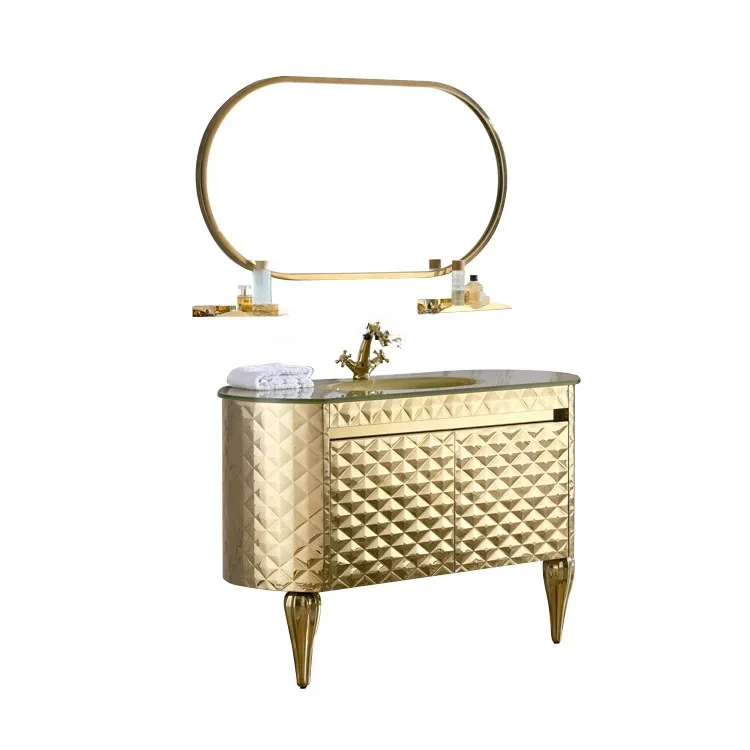 European-Style Bathroom Cabinet Combination  Bathroom Cabinet Washstand Floor Hand Washing Washbasin Antique Cabinet