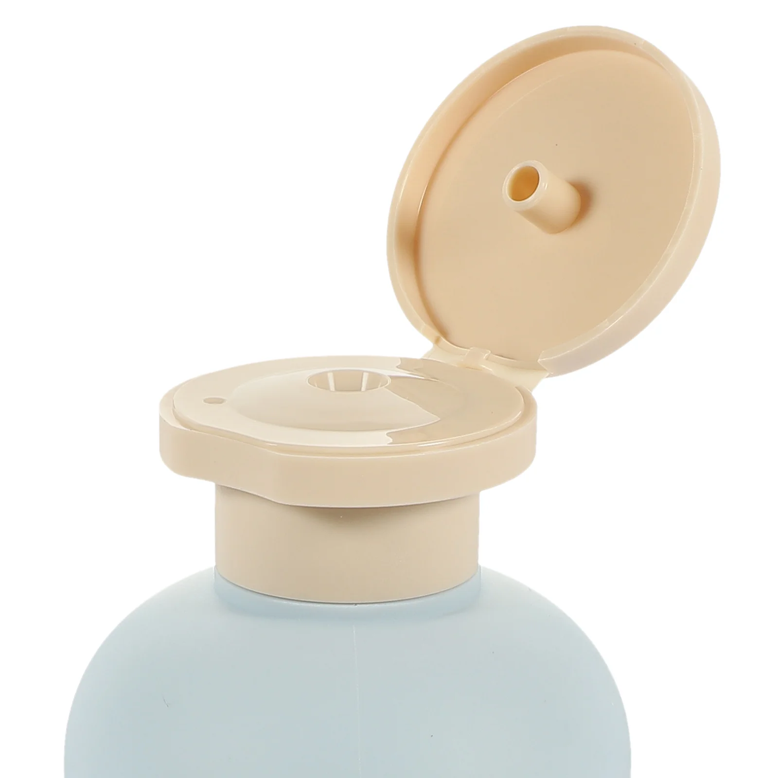 

2Pcs Compact Travel Size Empty Plastic Shampoo Lotion Bottles Flip Lid Refillable Toiletries Containers Lotion Bottles with Lids