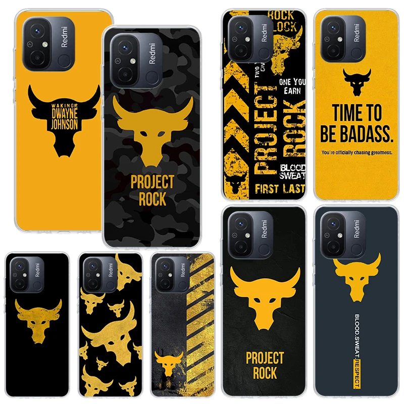 The Rock Dwayne Johnson ua Phone Case For Xiaomi Redmi 12C 12 10C 10A 10 9C 9A 9T 9 8A 8 7A 7 6A 6 Pro K70 K40 K20 Fundas Back C