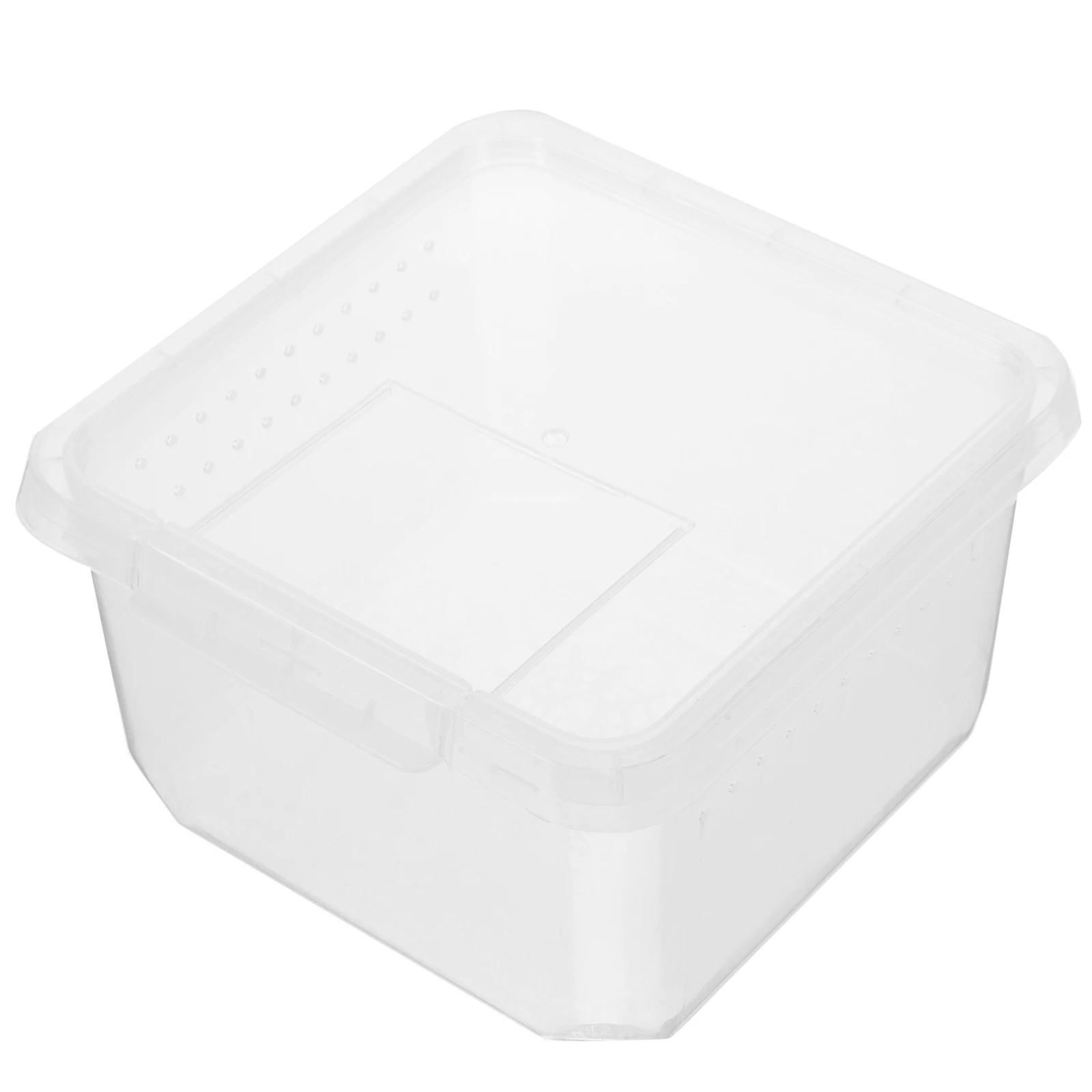 

Spider Terrarium Breeding Box Clear Containers Feeding Reptile Enclosure Plastic Tank Small Pets Geckos Frogs Insect Habitat