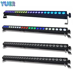 4Pcs/Lot RGBW 4IN1 LED Wall Wash Light 24X4W Beam Light DMX512 Sound Control Led Bar Light DJ Disco Party Stage Effect Lighting