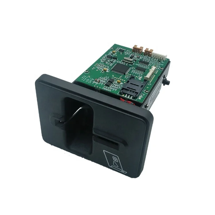 Manual Insert Magnetic IC RFID Card Reader&Writer for Vending Machine CRT-288-K