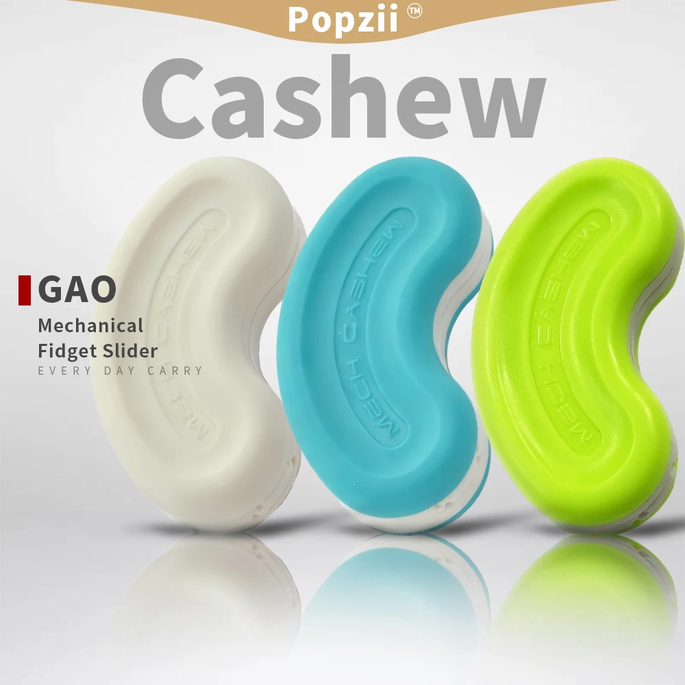 Gao estúdio mecânico caju pro push slider adulto brinquedos sensoriais spinner fidgets slider mesa ornamento brinquedos fidget