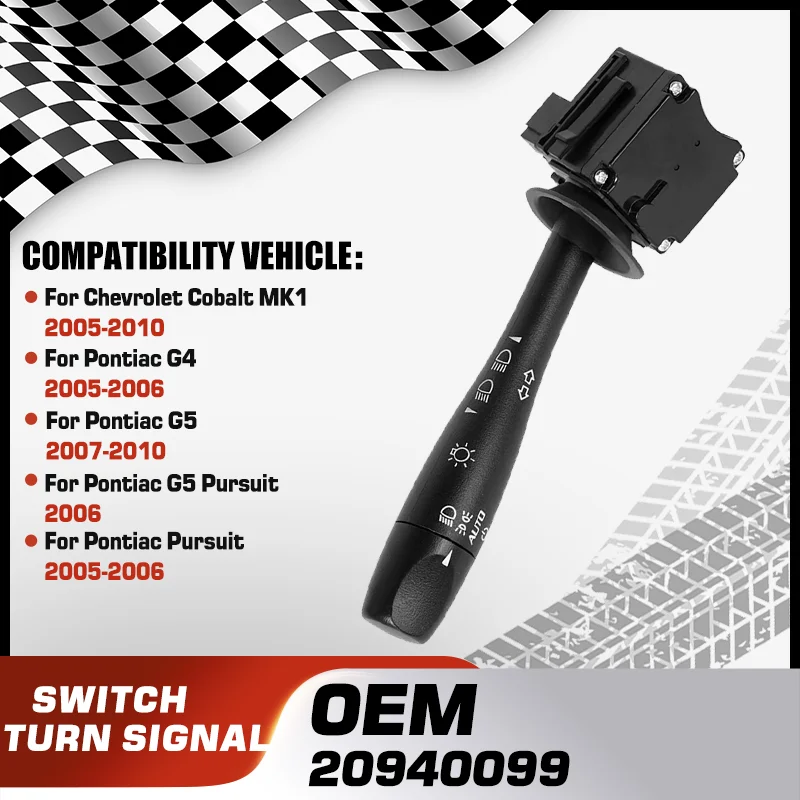 

Turn Signal Head Light Lamp Combination Switch For Chevrolet Cobalt MK1 Pontiac G4 Pontiac G5 Pontiac G5 Pursuit Pontiac Pursuit