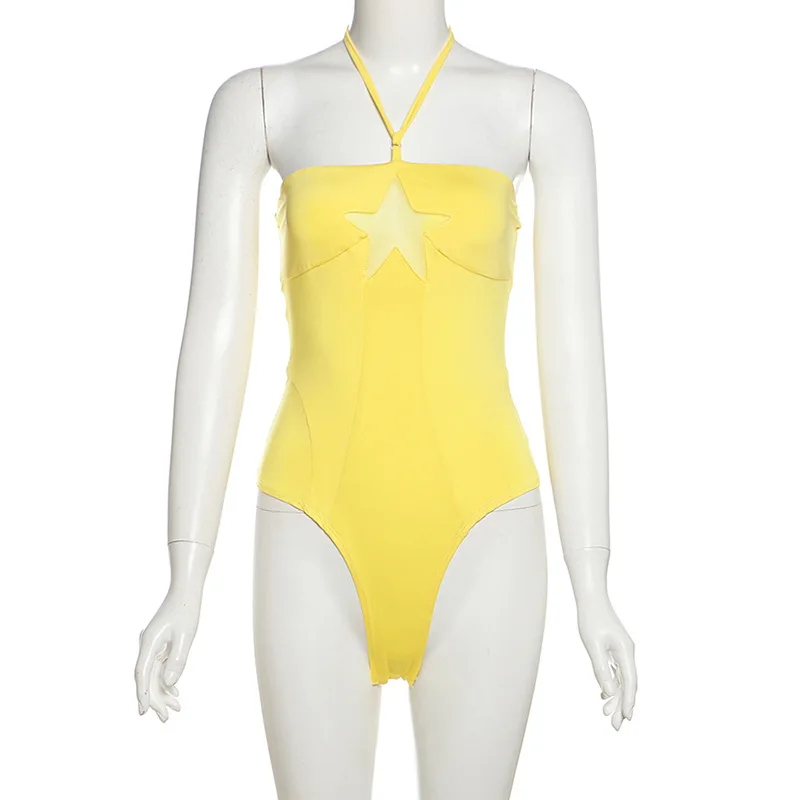 SylCue مثير ستار الجوف داخلية النساء حبال قبالة الكتف نحيل على شكل الخصر الصيف عطلة الشاطئ ملابس الحفلات نحيل Bodycon #6