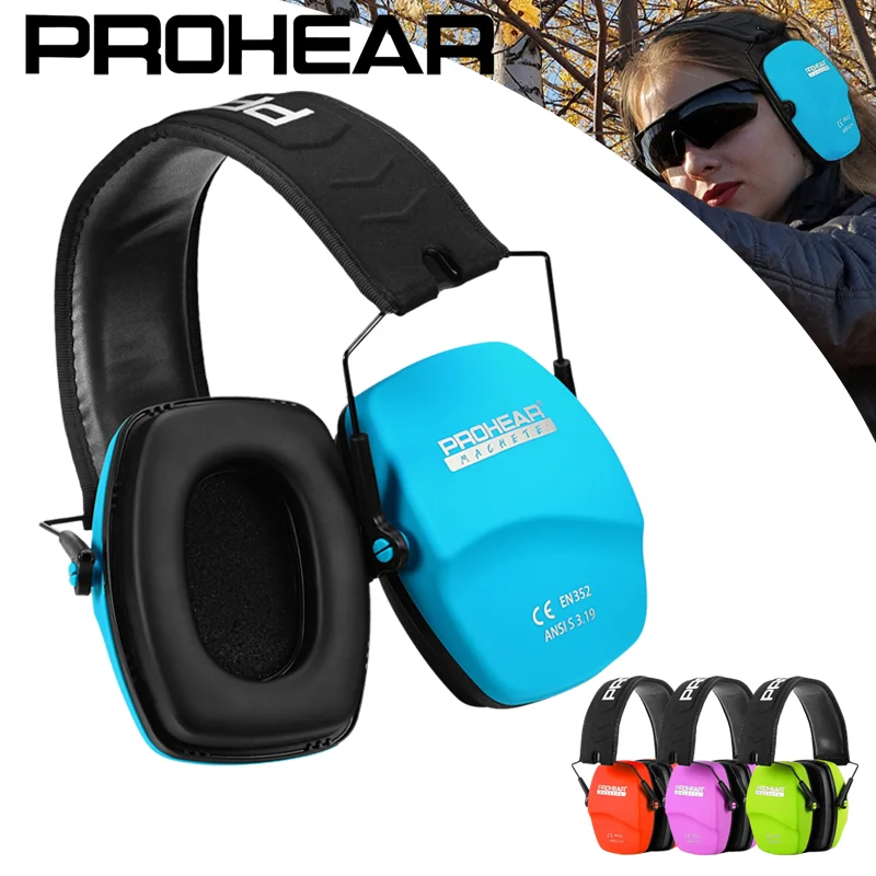 

PROHEAR Tactical Earmuffs Foldable Hearing Protection for Shooting Outdoor NRR 26dB Passive Noise Reduction Ear Protection