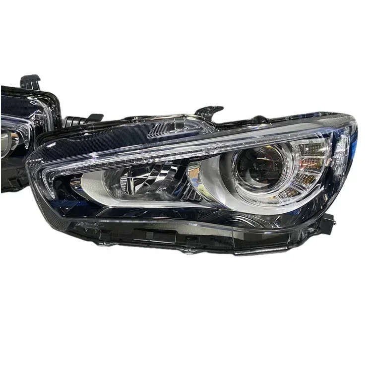 yyhc 2014-2018 Q60 Headlight Car Assembly Q70 LED  Lighting System  for Infiniti Q50  12V Dismantling Parts