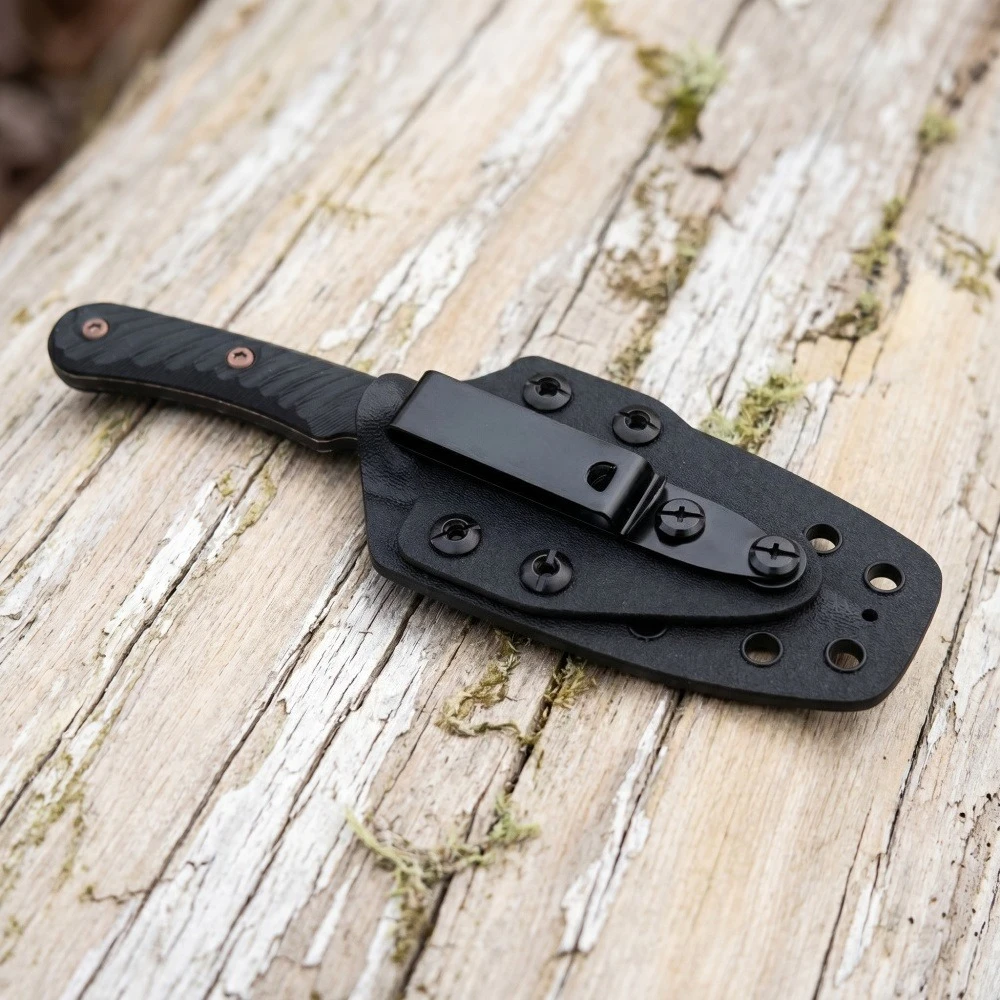 Camping Fixed-Blade Knife (wit - đánh giá và giá Bushcraft Knife Fixed