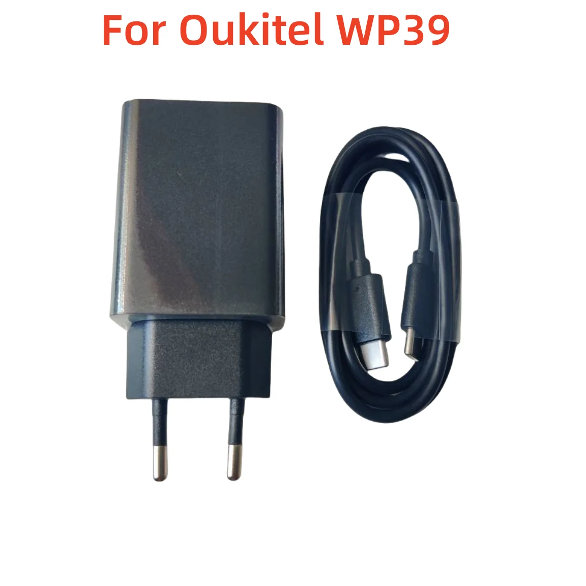 

Новый оригинальный адаптер для сотового телефона Oukitel WP39, быстрое зарядное устройство ЕС, дорожный адаптер + USB-кабель для линии передачи данных