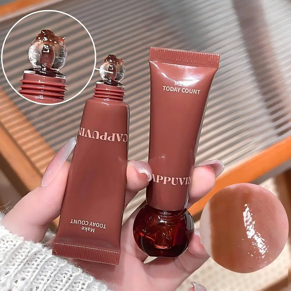 Cappuvini Fruity Moisturizing Lip Gloss/Lip Tint Long-lasting Lip Makeup easy to apply