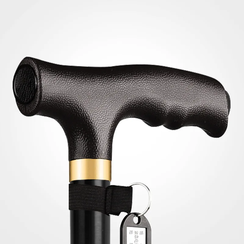 Aluminum Alloy Elderly Single-Legged Retractable Adjustable Crutches High Length Crutch