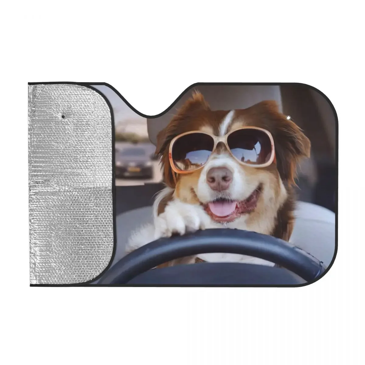 Dog Funny Sunshades Reflector Anti Uv Custom Car Sunshade Sun Shade